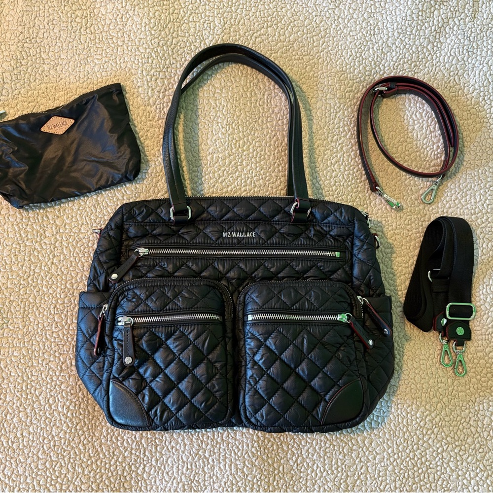 MZ Wallace Black Crosby City in excellent condition